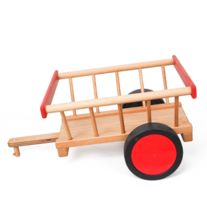 Anhänger für Rutschfahrzeug aus Holz