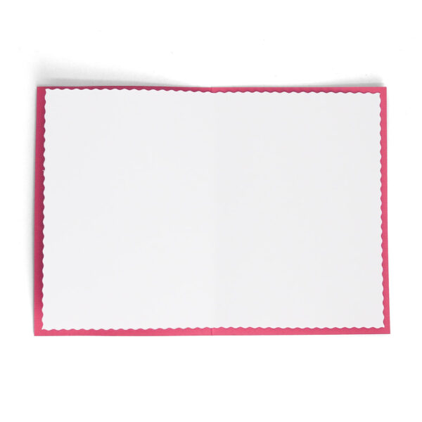 Karte pink Innenseite