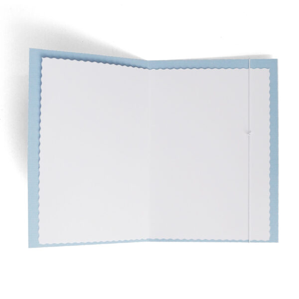 Babykarte blau
